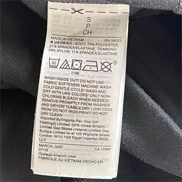 GAP FIT Women’s Black Athletic Leggings - Small - Picture 6 of 8